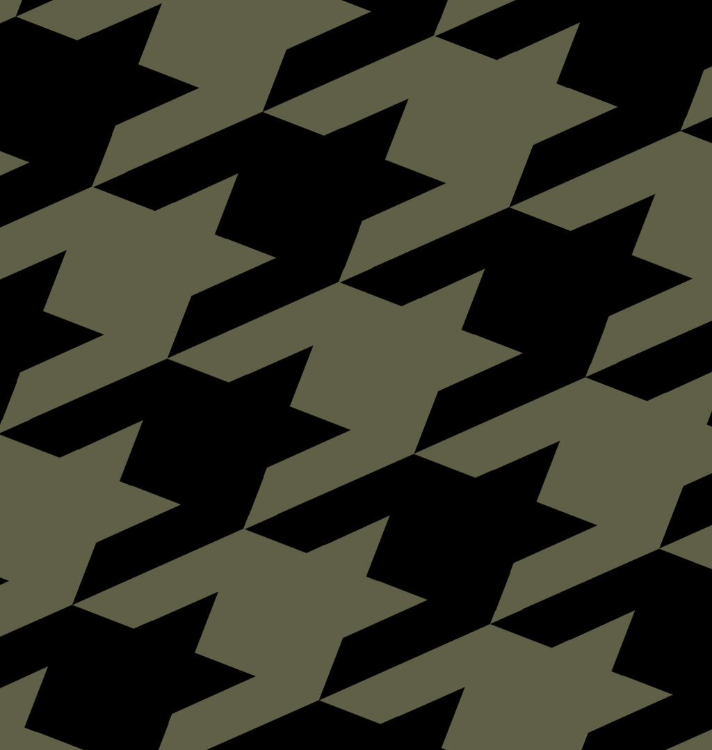 Olive Houndstooth
