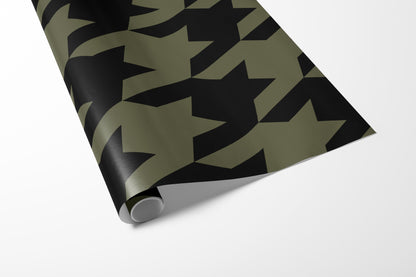 Olive Houndstooth